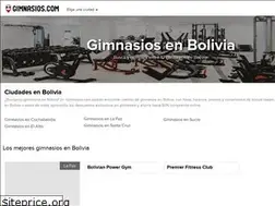 Sites similar to gimnasios.com.bo
