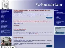 Sites similar to gimnazijakotor.me