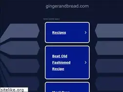 Sites similar to gingerandbread.com