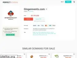 Sites similar to gingerevents.com
