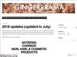 Sites similar to gingerrrama.wordpress.com