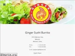 Sites similar to gingersushiburrito.com