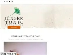 Sites similar to gingertonicbotanicals.com