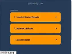 Sites similar to ginidesign.de