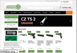 Sites similar to ginklai.lt