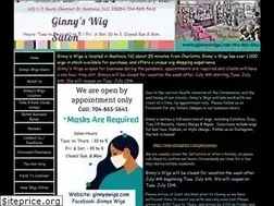 Sites similar to ginnyswigs.com