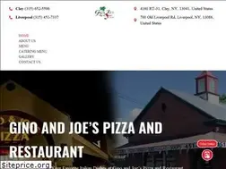Sites similar to ginoandjoes-pizza.com