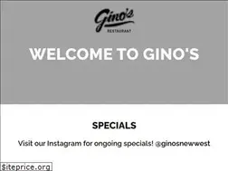 Sites similar to ginosrestaurant.ca
