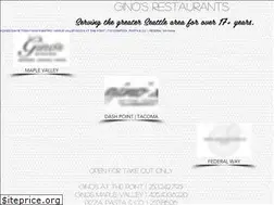 Sites similar to ginosrestaurants.com