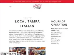 Sites similar to ginosrestauranttampa.com