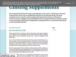 Sites similar to ginseng-supplements.blogspot.com
