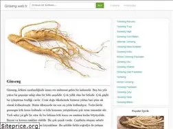 Sites similar to ginseng.web.tr