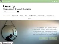 Sites similar to ginsengacupuncture.com.au