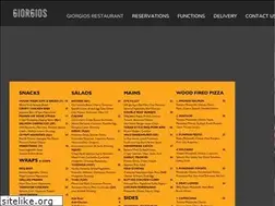 Sites similar to giorgiosrestaurant.com.au