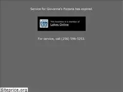 Sites similar to giovannaspizzaria.com