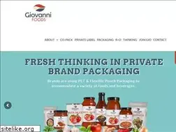 Sites similar to giovannifoods.com