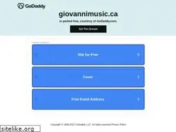 Sites similar to giovannimusic.ca