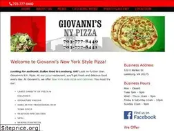 Sites similar to giovannisnypizza.net
