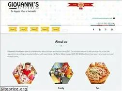 Sites similar to giovannispizzeria.net