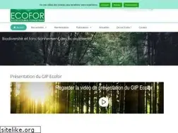 Sites similar to gip-ecofor.org