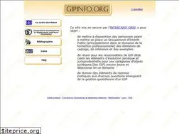 Sites similar to gipinfo.org
