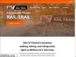 Sites similar to gippslandplainsrailtrail.com.au
