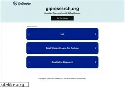 Sites similar to gipresearch.org
