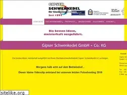 Sites similar to gipser-schwenkedel.de