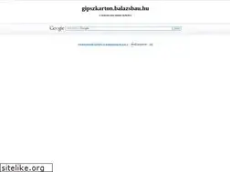 Sites similar to gipszkarton.balazsbau.hu