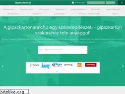 Sites similar to gipszkartonarak.hu