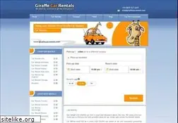 Sites similar to giraffecarrentals.com