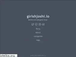 Sites similar to girishjoshi.io
