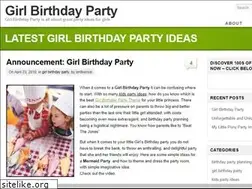 Sites similar to girlbirthdayparty.net