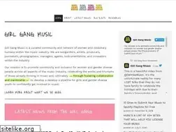 Sites similar to girlgangmusic.com