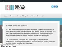 Sites similar to girlgeekscotland.com
