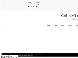 Sites similar to girlinmilan.com