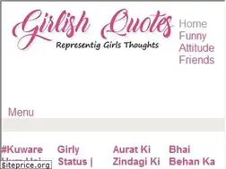 Sites similar to girlishquotes.com