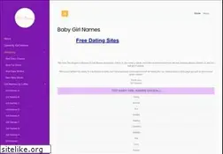 Sites similar to girlnames.com