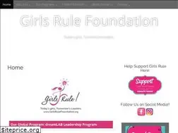 Sites similar to girlsrulefoundation.org