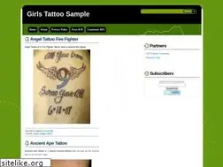 Sites similar to girltattoosample.blogspot.com