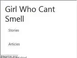 Sites similar to girlwhocantsmell.com