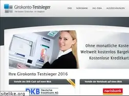 Sites similar to girokonto-testsieger.com