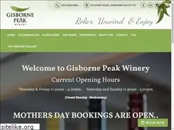 Sites similar to gisbornepeakwines.com.au