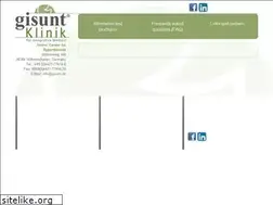 Sites similar to gisunt-klinik.de