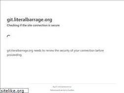 Sites similar to git.literalbarrage.org