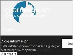 Sites similar to gitarnorge.no