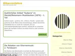 Sites similar to gitarrenlehre.de