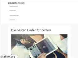 Sites similar to gitarrenlieder.info