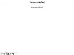 Sites similar to gitarrenmusik.de
