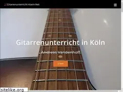 Sites similar to gitarrenunterricht-koeln.net